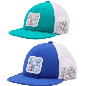 NWT Speedo Kids Trucker Hats Set of 2 Floating Adjustable Baseball Cap One Size